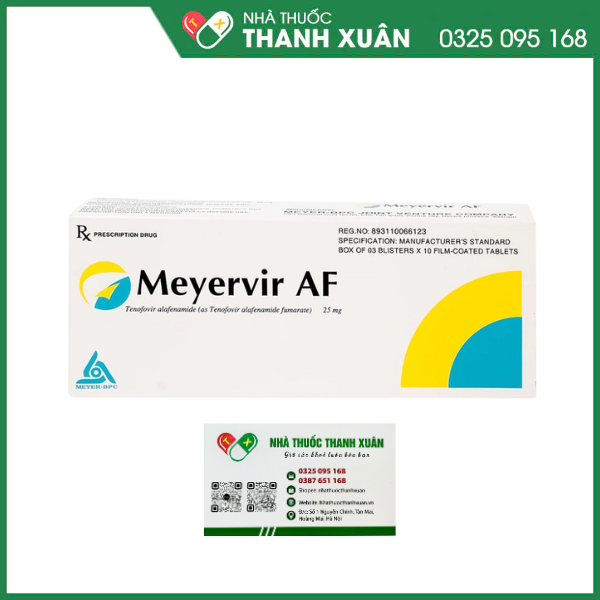 Meyervir AF điều trị viêm gan siêu vi B mạn tính